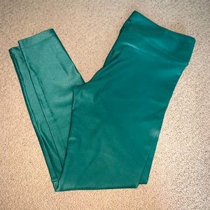 Koral Leggings Metallic Green Never Worn